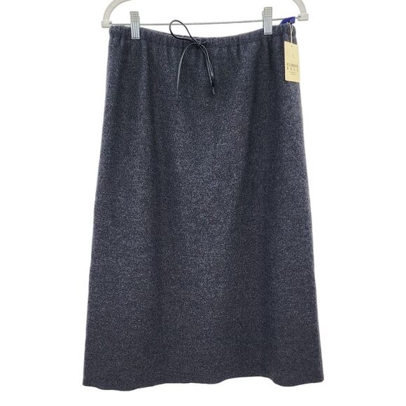 Florrie Bell Dresses & Skirts - New NWT Florrie Bell 100% Wool Lined‎ Drawstring Maxi Skirt Grey Size Large